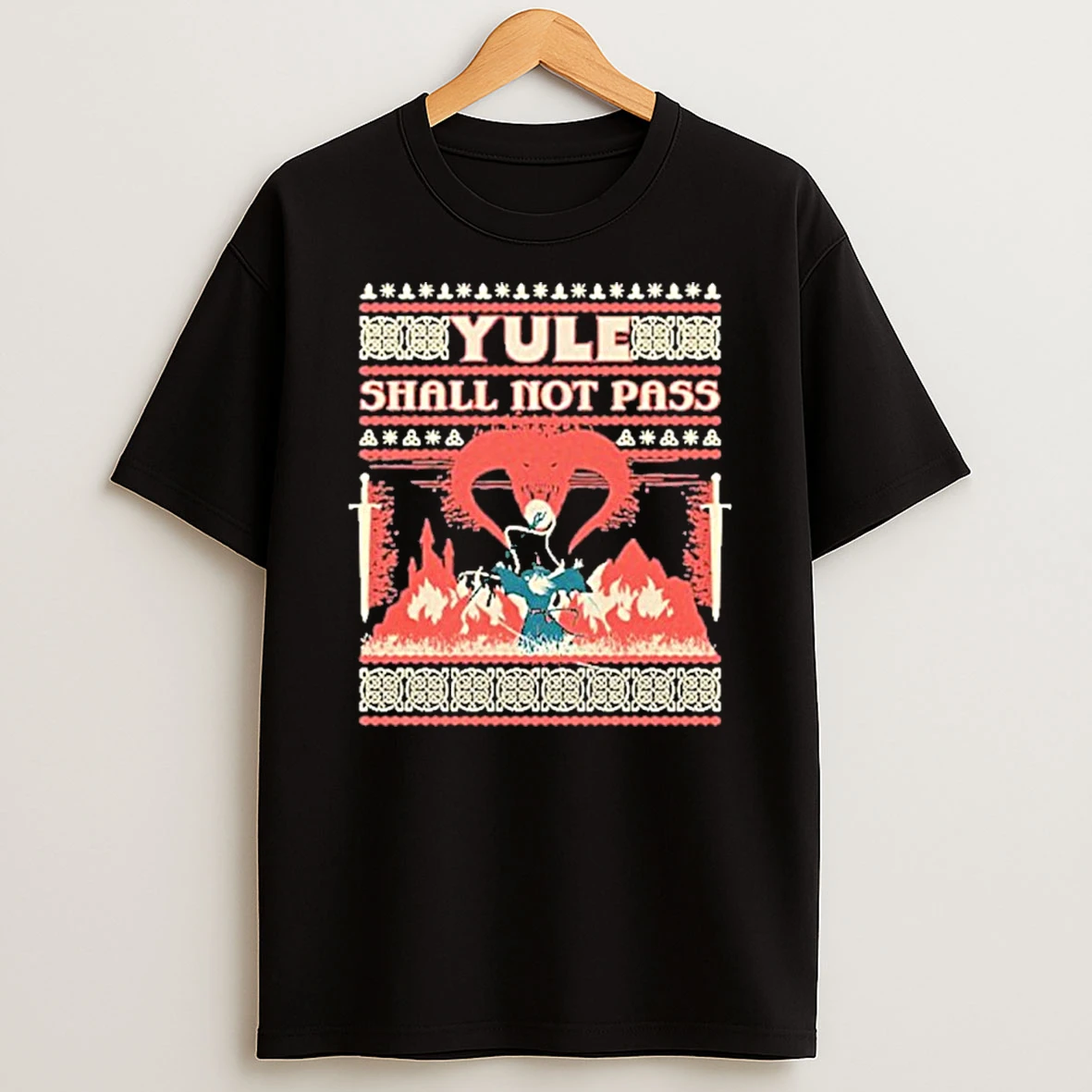 Yule Shall Not Pass Christmas Tshirt Hoodie