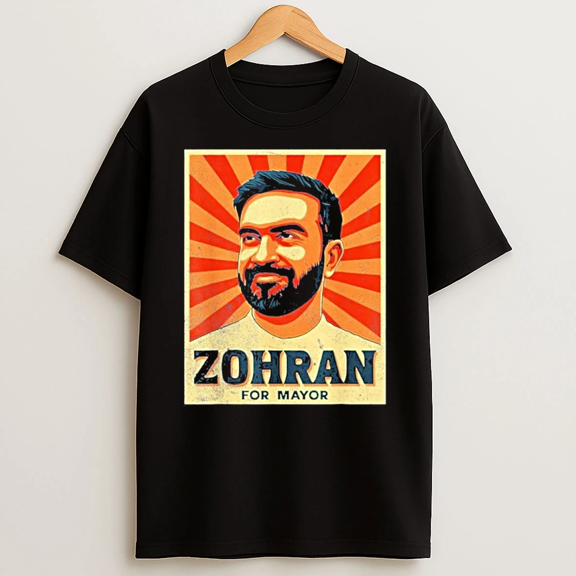Zohran Mamdani For Mayor Vintage Retro Tshirt Hoodie