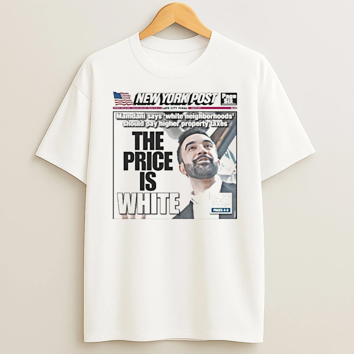 Zohran Mamdani White Neighborhoods The Price Is Tshirt Hoodie