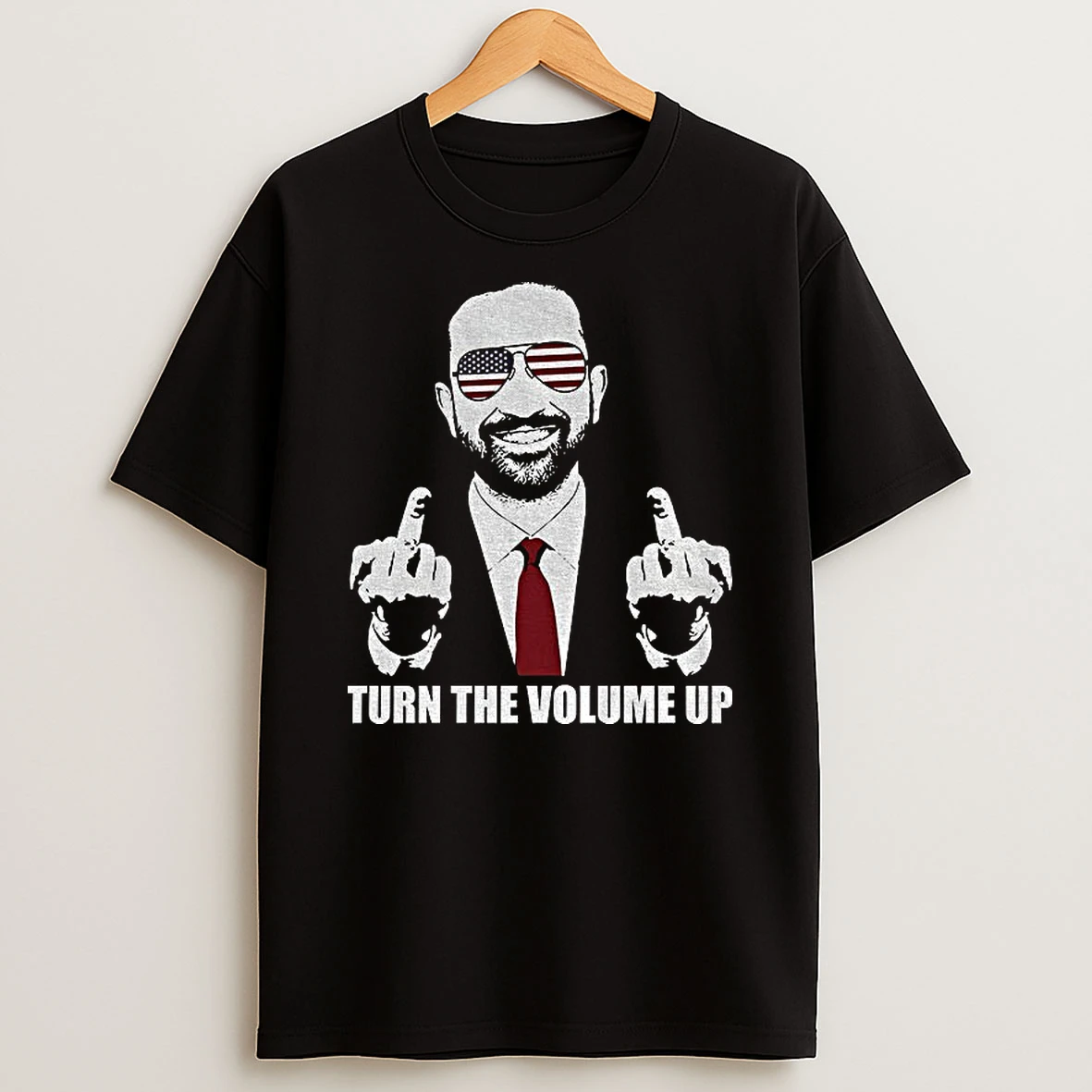 Zohran Mamdani Middle Finger Turn The Volume Up Tshirt Hoodie