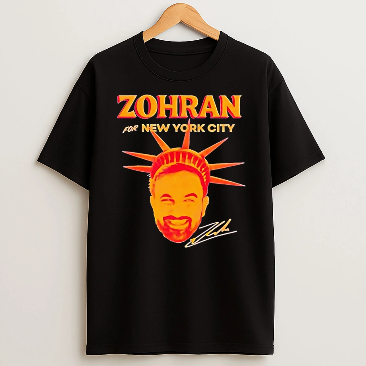 Zohran For New York City Signature 2025 Tshirt Hoodie