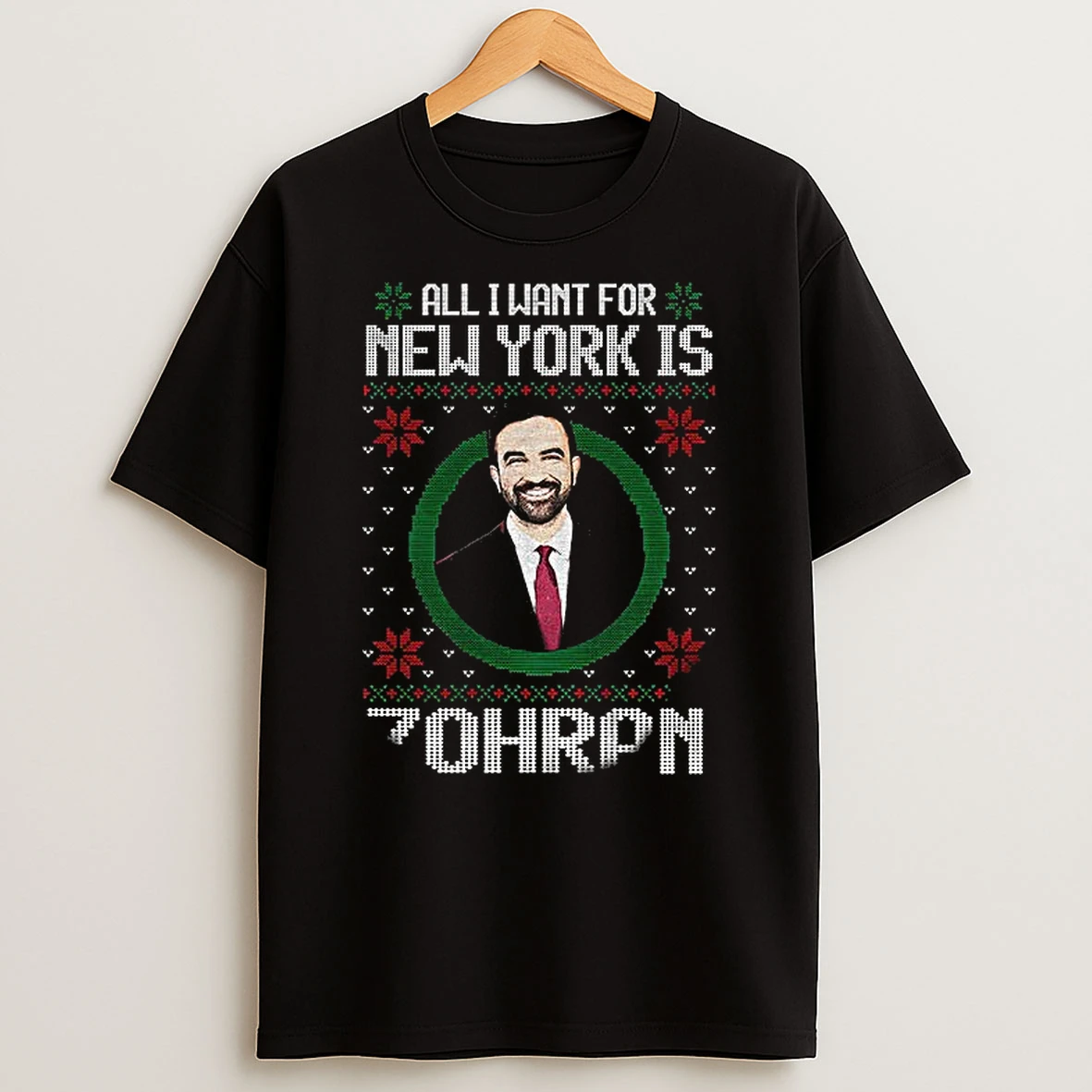 Plbhuz6f Zohran Mamdani All I Want For New York Zohran Merry Christmas 2025 Tshirt Hoodie