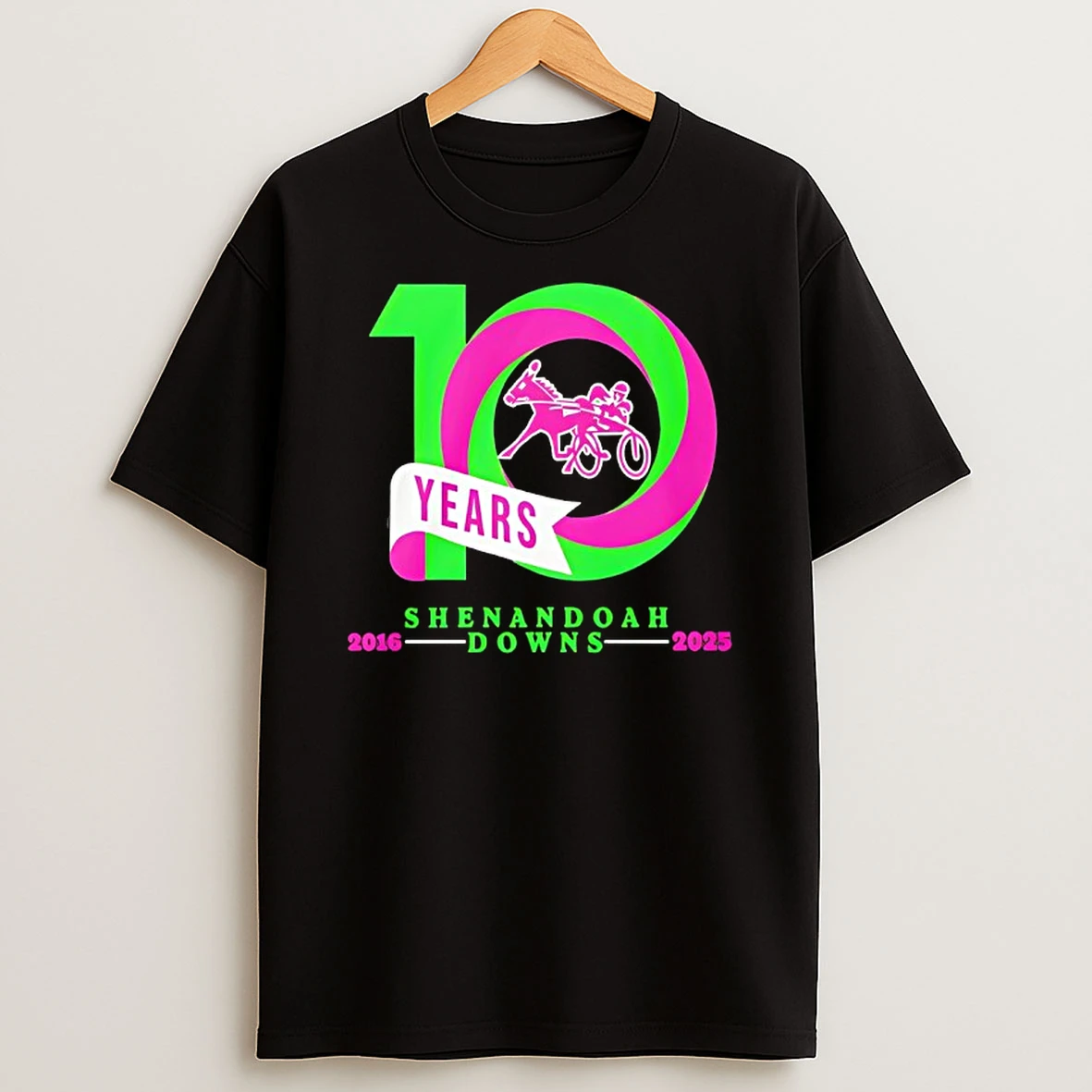 10 Years Shenandoah Downs 2016 2025 T Shirt