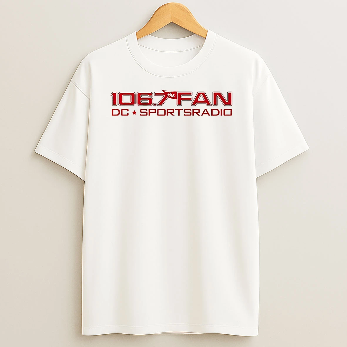 106 7 The Fan Dc Sports Radio Logo T Shirt