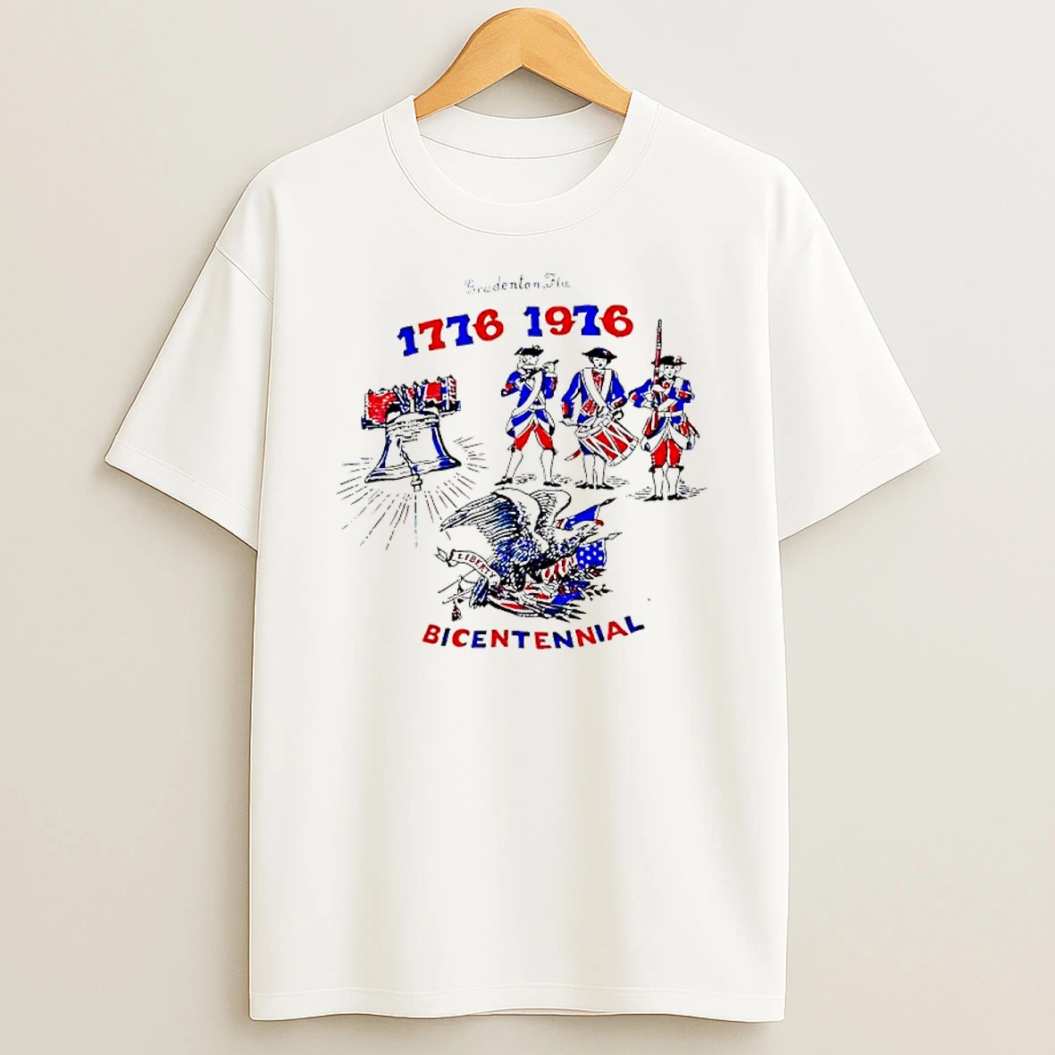 1976 American Bicentennial Ringer T Shirt