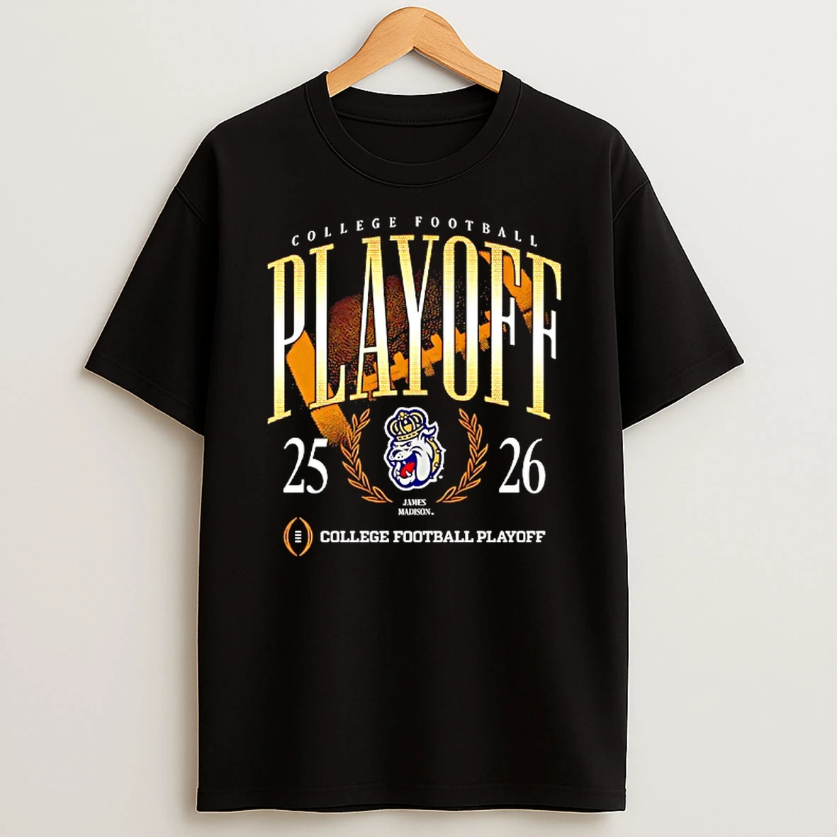 2025 2026 College Football Playoff James Madison Dukes Crest T Shirt