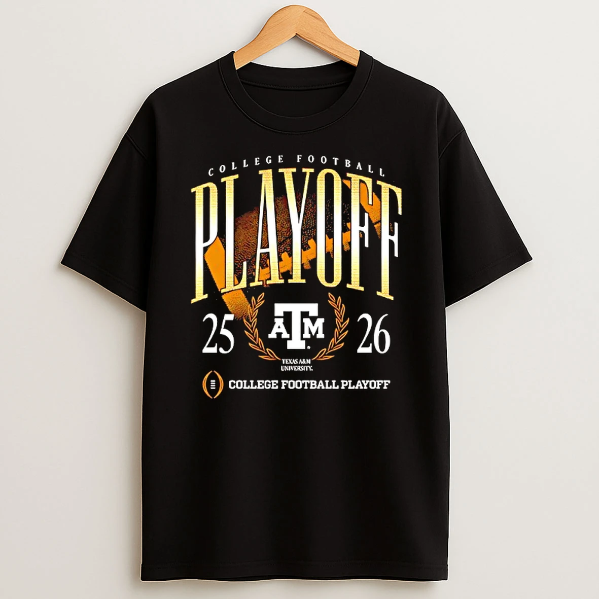 2025 2026 College Football Playoff Texas A And M Aggies Crest T Shirt