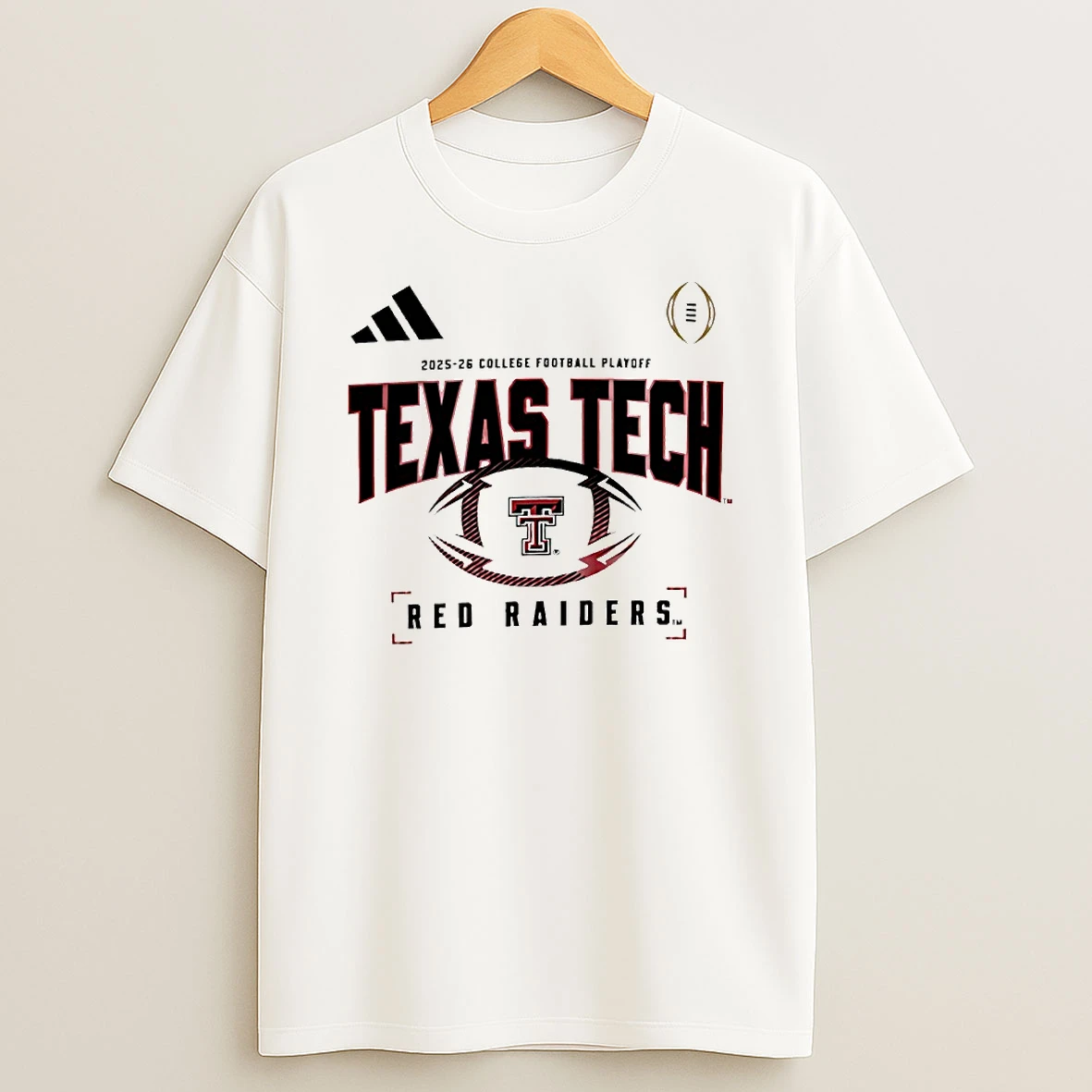 2025 2026 College Football Playoff Texas Tech Red Raiders Logo Circle T Shirt