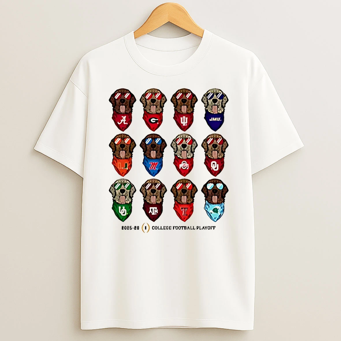 2025 26 Cfp College Football Playoffs League Cfp Dog Ez T Shirt
