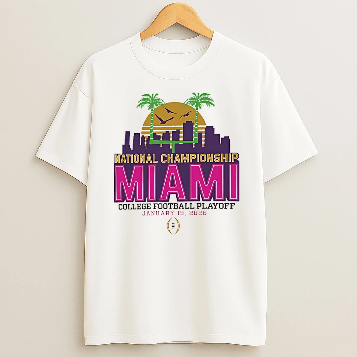2025 26 College Football Playoff National Championship Miami Vintage T Shirt