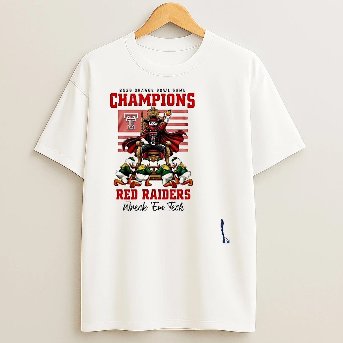 2025 26 Orange Bowl Game Champions Texas Tech Red Raiders King T Shirt