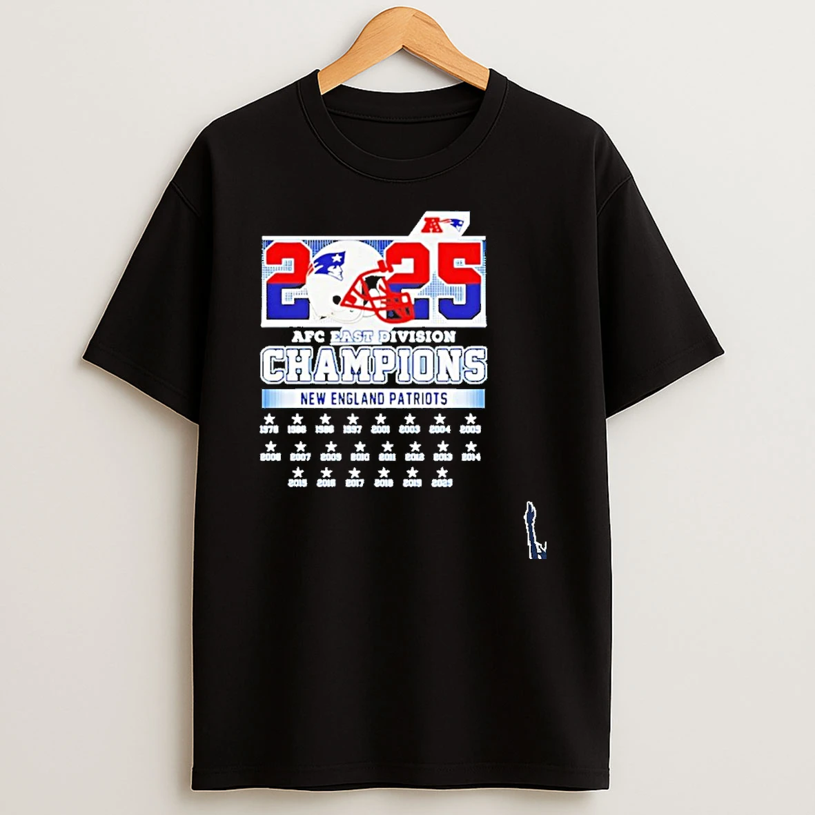 2025 Afc East Division Champions New England Patriots T Shirt