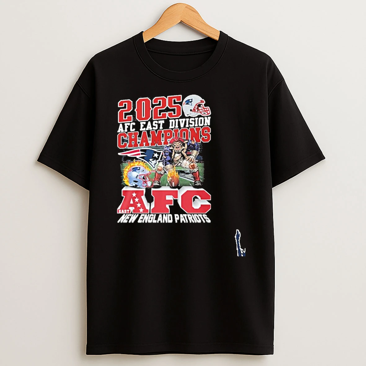 2025 Afc East Division Champions New Pats Mascot T Shirt