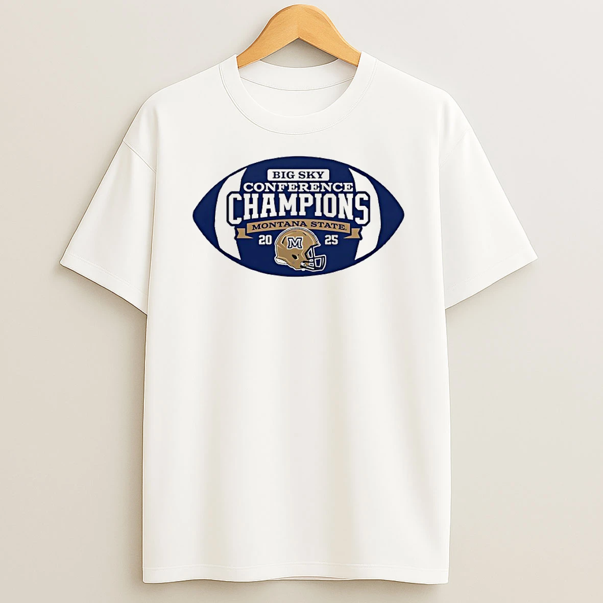 2025 Big Sky Conference Champions Montana State Bobcats Logo Circle T Shirt