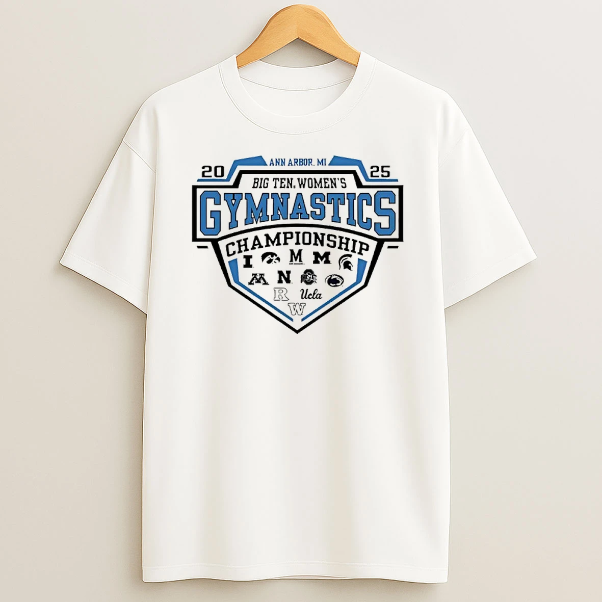 2025 Big Ten Womens Gymnastics Tournament All Team T Shirt