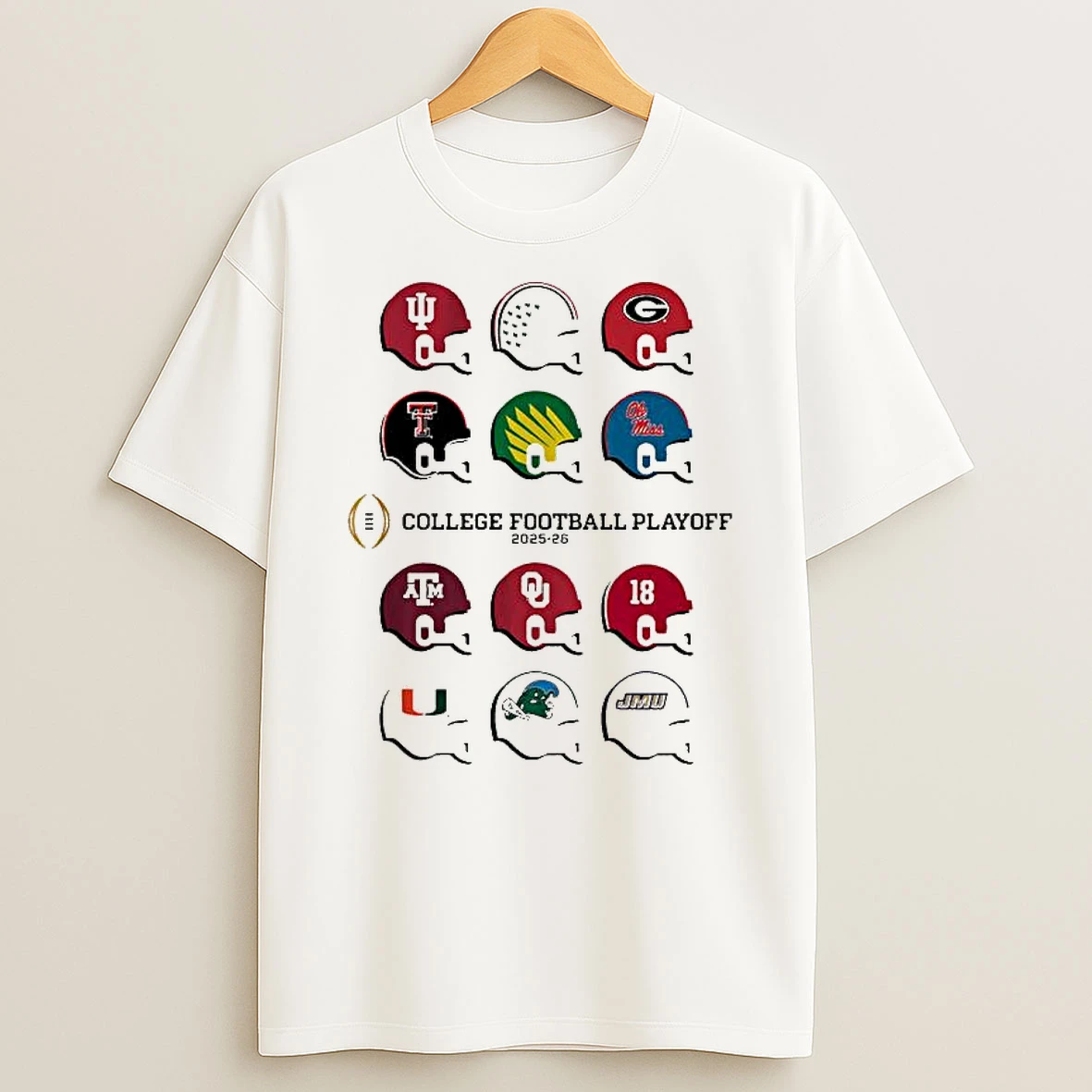 2025 Cfp Field Toy Team Helmets T Shirt