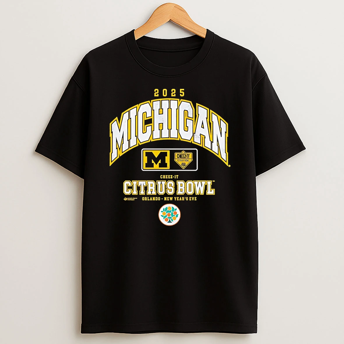 2025 Cheez It Citrus Bowl Michigan Wolverines T Shirt