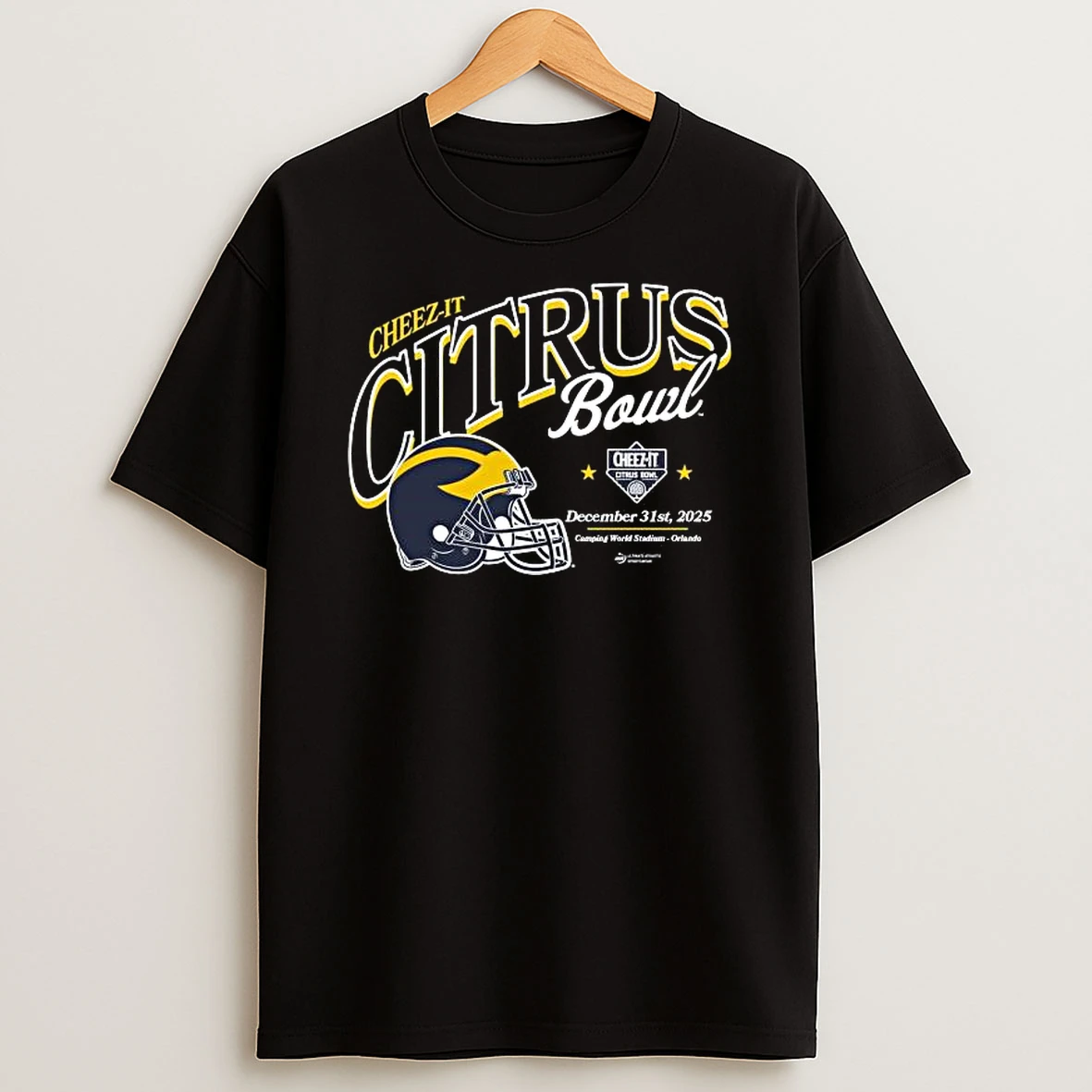 2025 Cheez It Citrus Bowl Michigan December 31st 2025 Helmet T Shirt