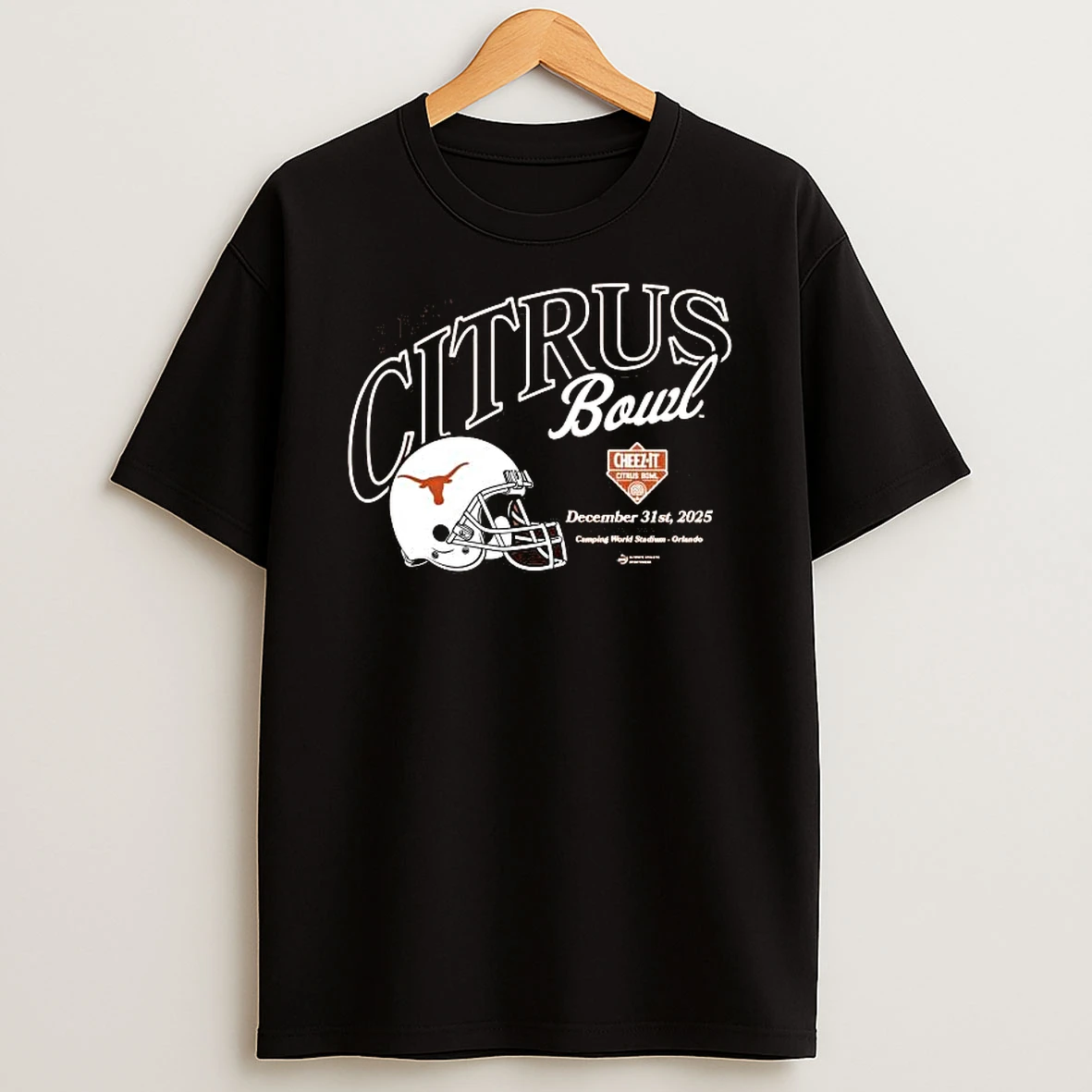 2025 Cheez It Citrus Bowl Texas December 31st 2025 Helmet T Shirt