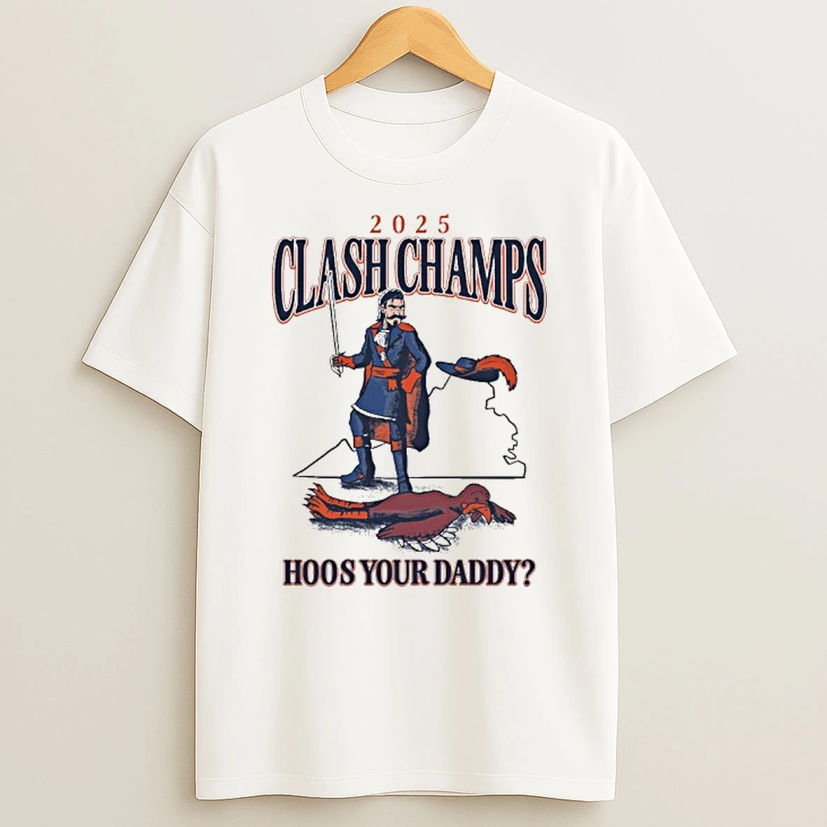 2025 Clash Champs Virginia Cavaliers Beat Virginia Tech Hokies T Shirt
