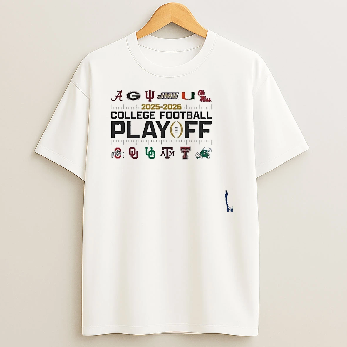 2025 College Football Playoff Elite 12 Teams T Shirt