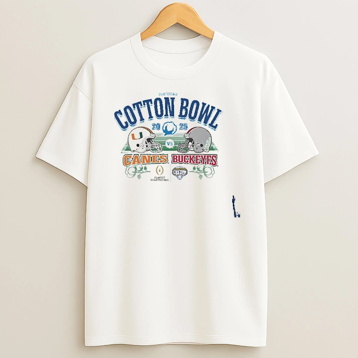 2025 Cotton Bowl 2 Team Canes Vs Buckeyes T Shirt