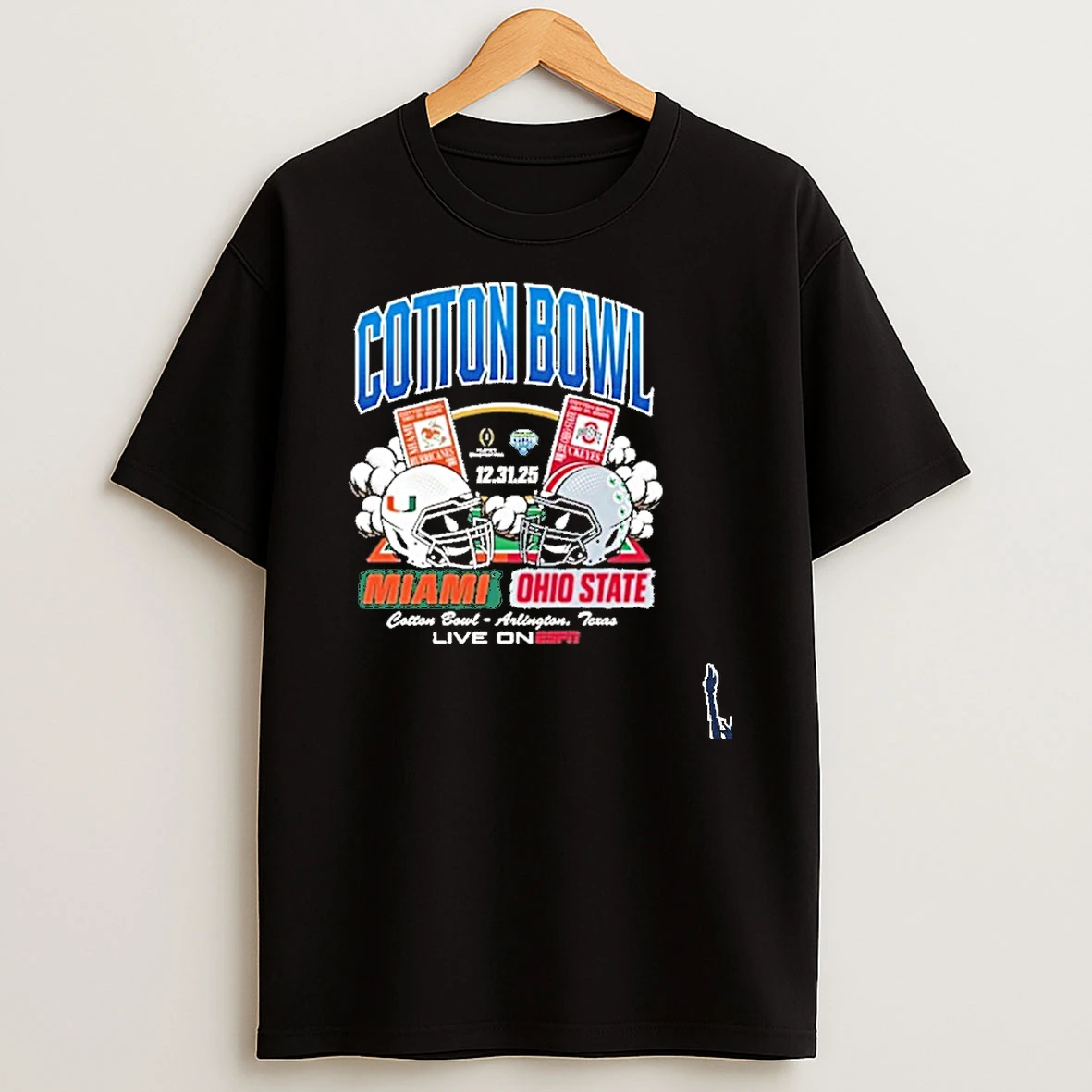 2025 Cotton Bowl Head To Head T Shirt