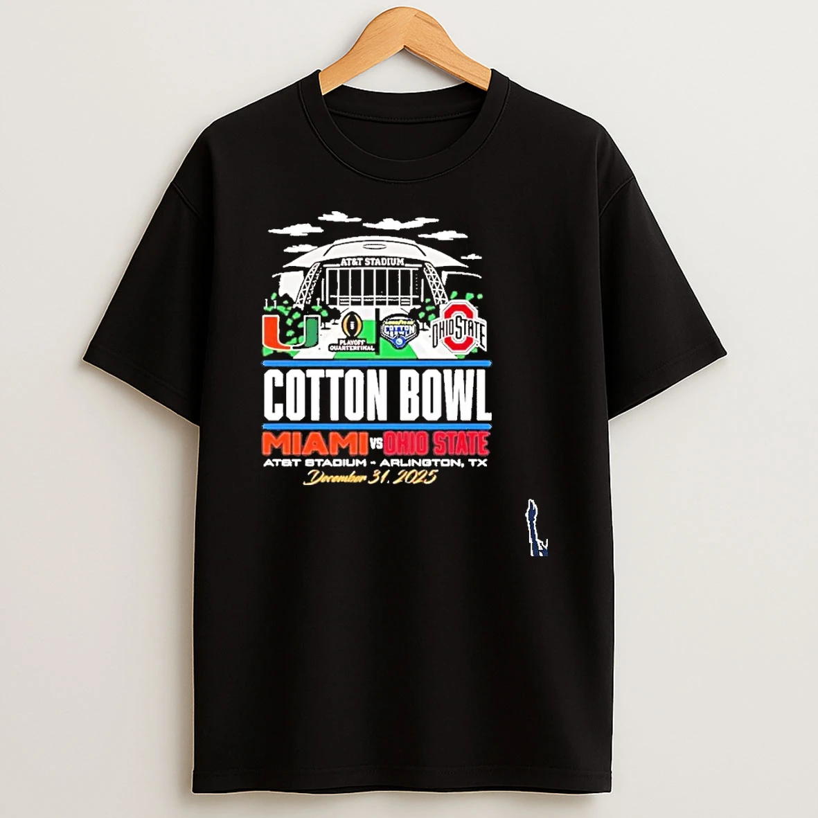 2025 Cotton Bowl Vs Miami Stadium T Shirt