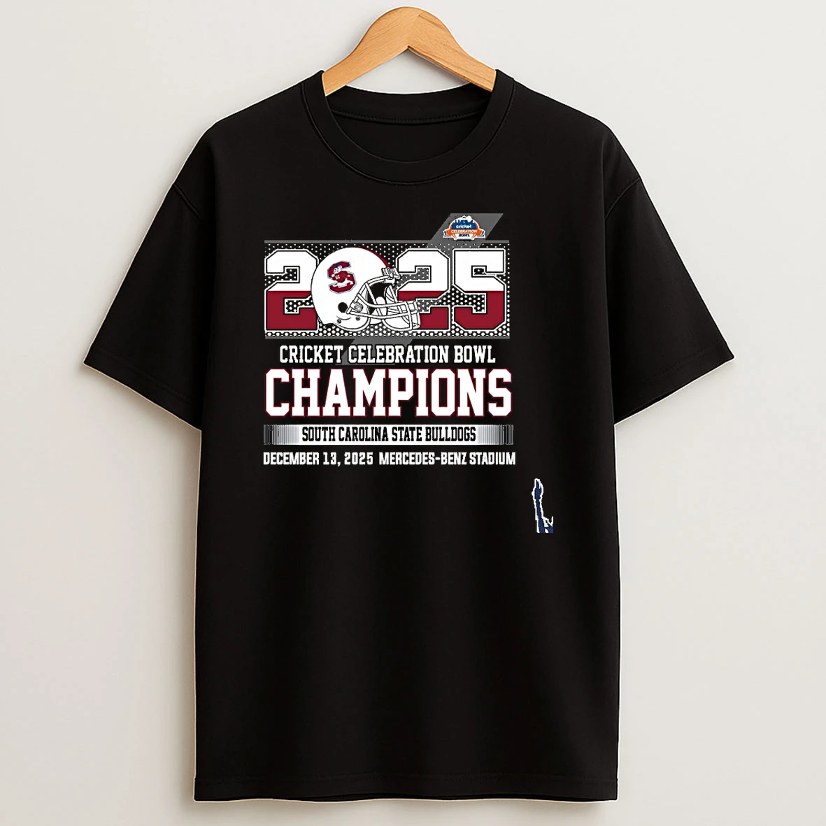 2025 Cricket Celebration Bowl Champions South Carolina State Bulldogs Beat Pvu T Shirt