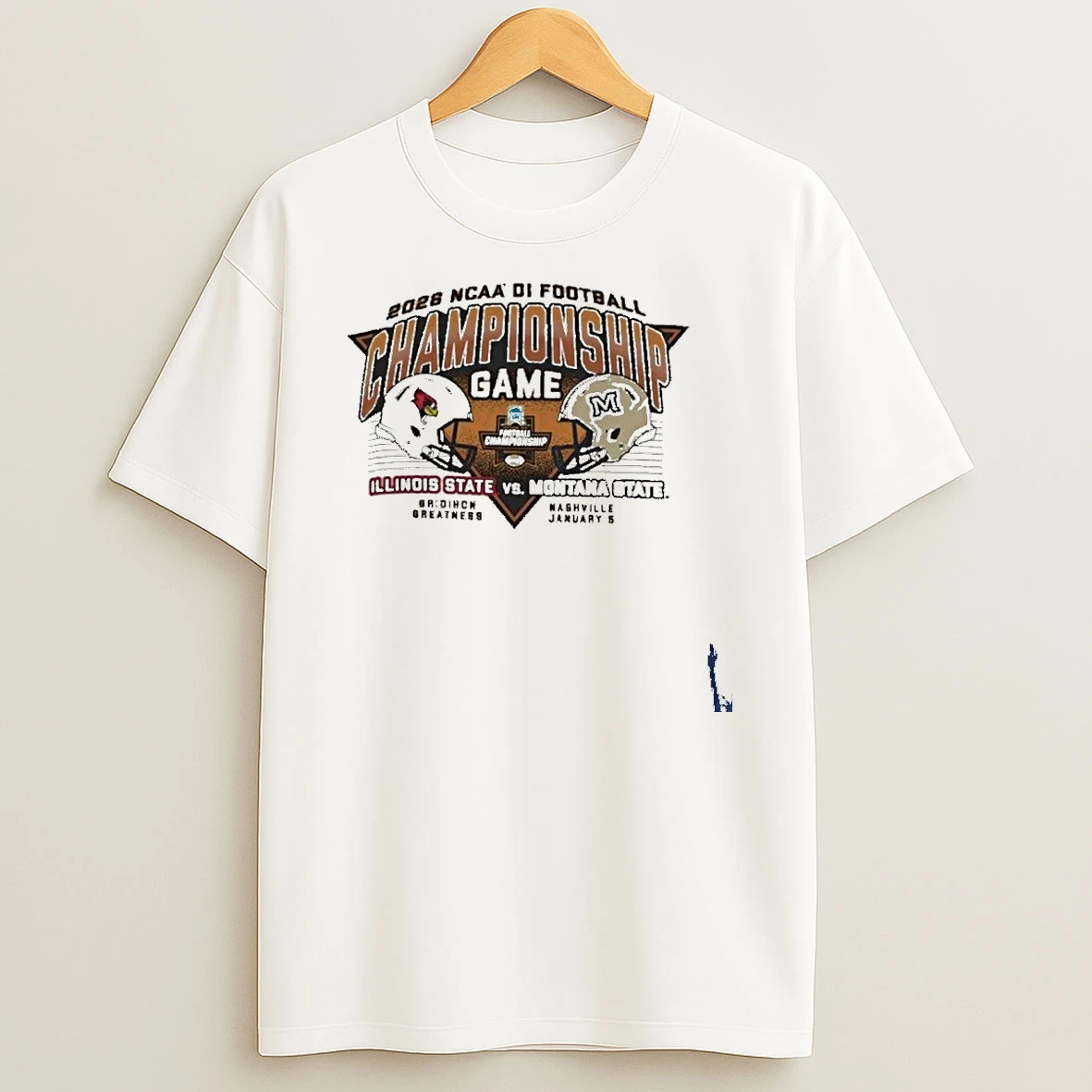 2025 Di Football Championship Illinois State Vs Montana State T Shirt