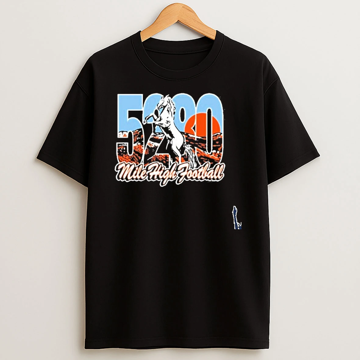 2025 Denver Broncos 5280 Mile High Football T Shirt