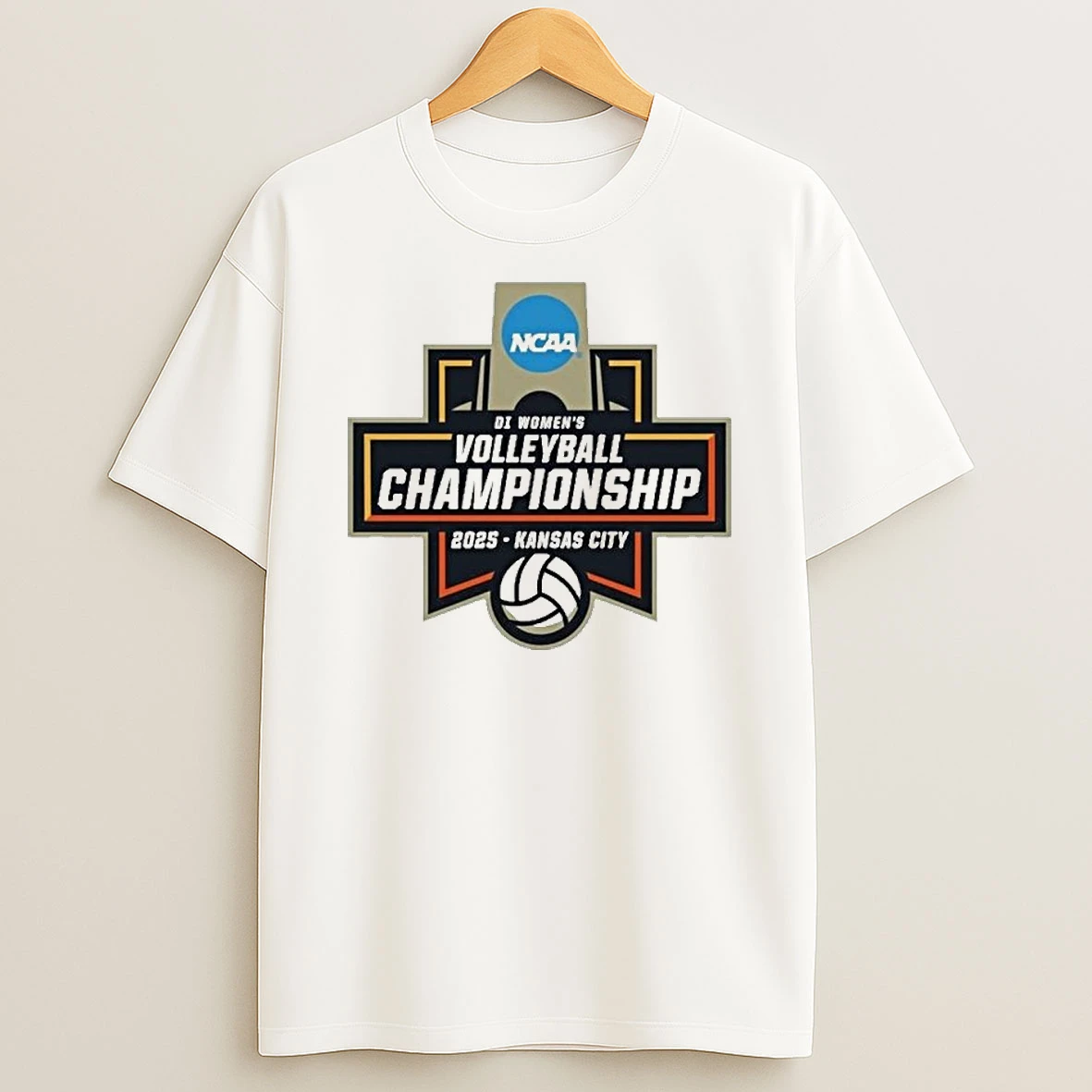 2025 Division I Womens Volleyball Championship Logo T Shirt