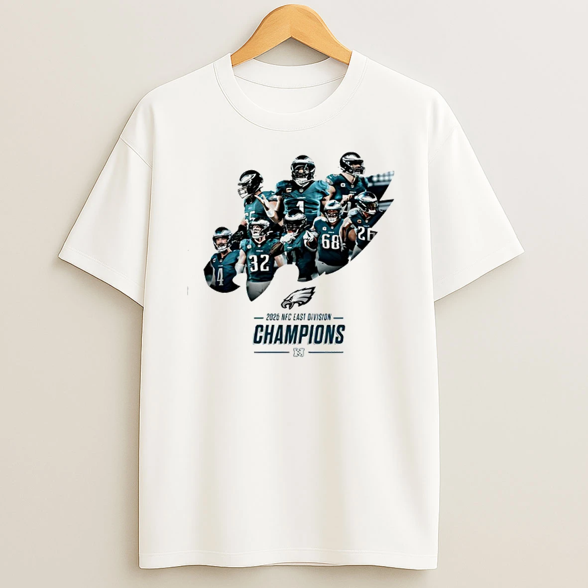 2025 Eagles Nfc East Division Champions Logo T Shirt