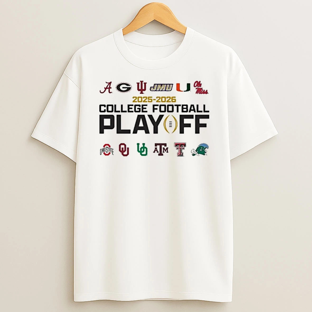 2025 Elite 12 College Football Playoff Logo T Shirt