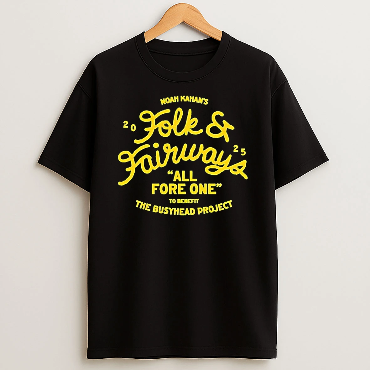 2025 Folk And Fairways All Fore One T Shirt