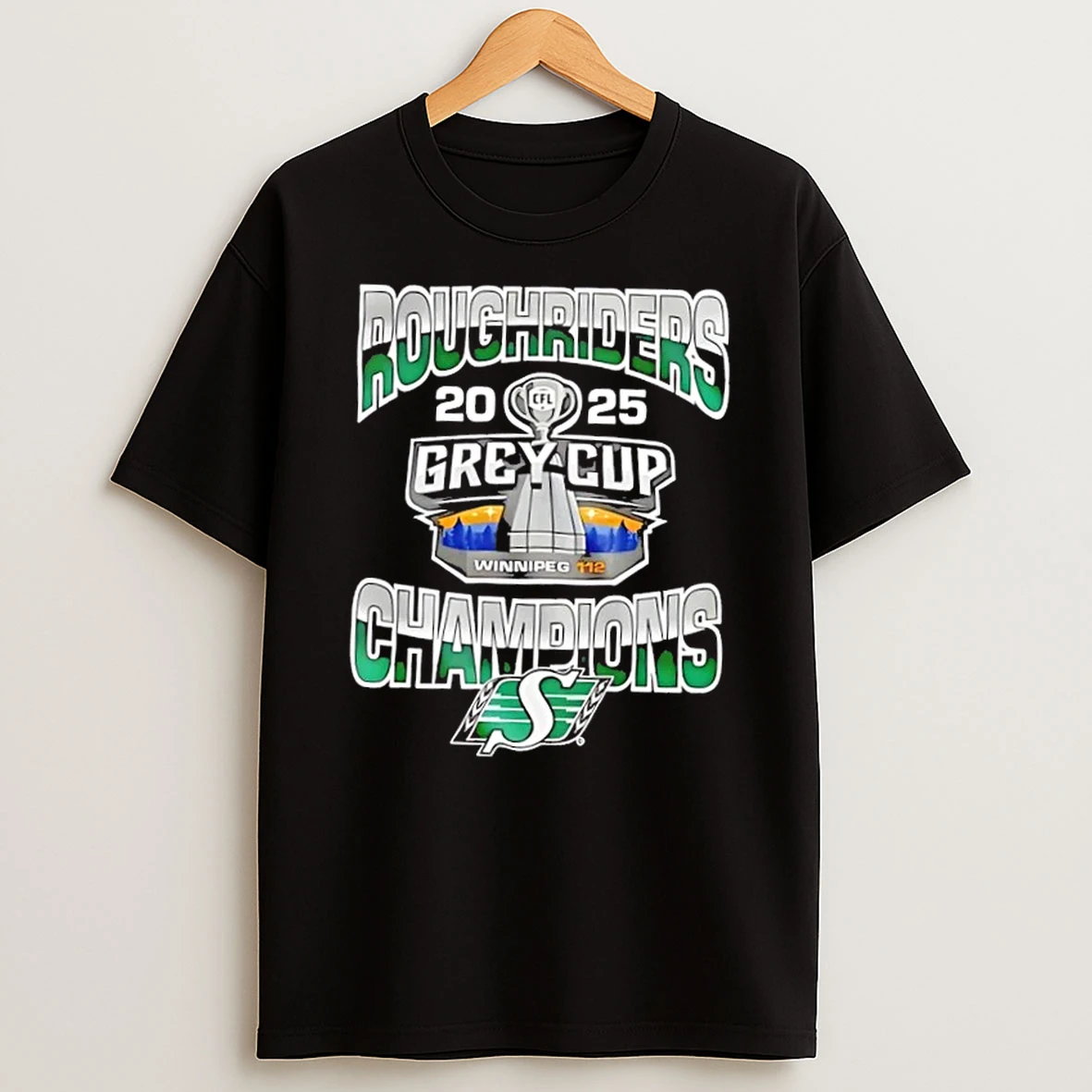 2025 Grey Cup Winnipeg 112 Saskatchewan Roughriders T Shirt