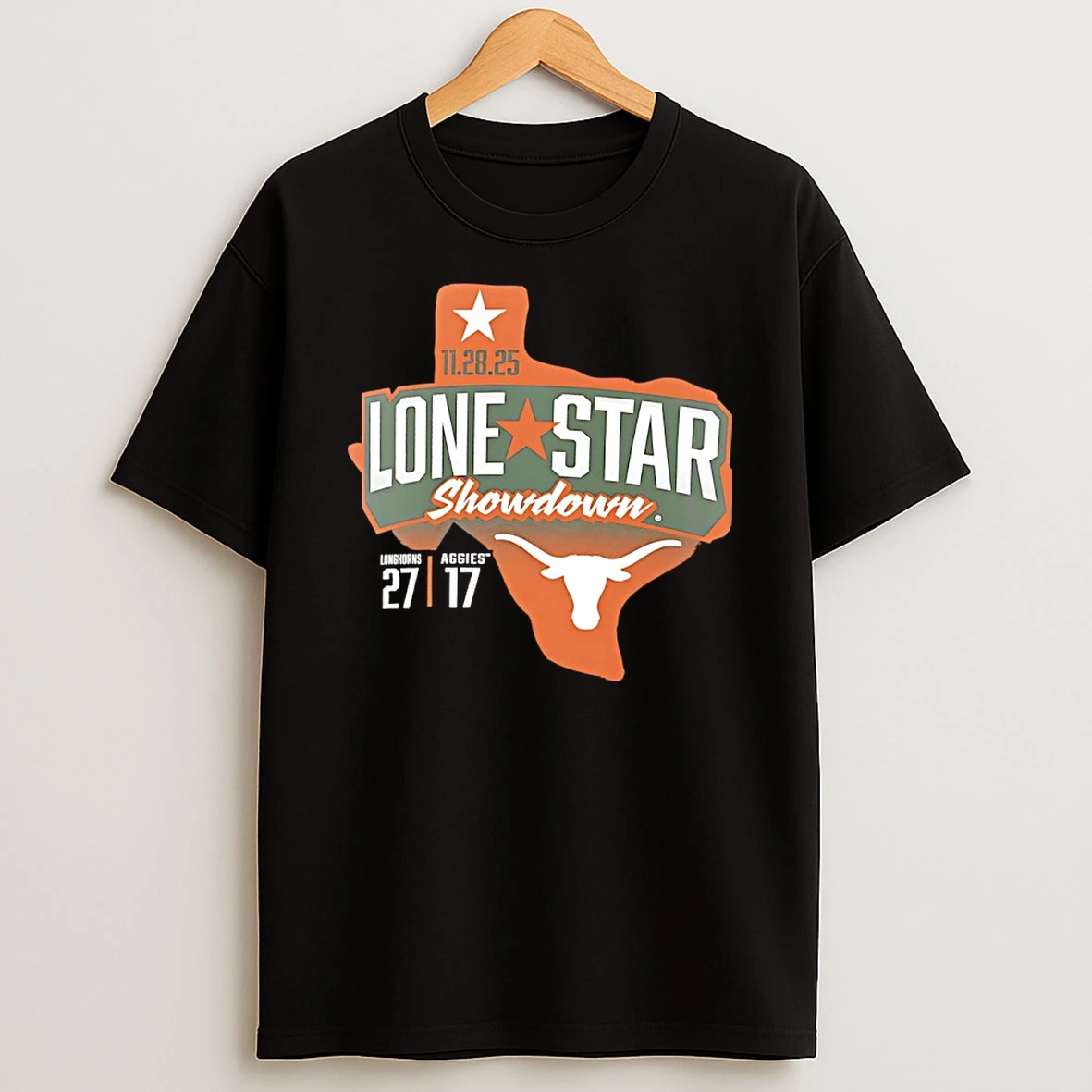 2025 Lone Star Showdown Texas Longhorns Vs Texas Am Aggies T Shirt