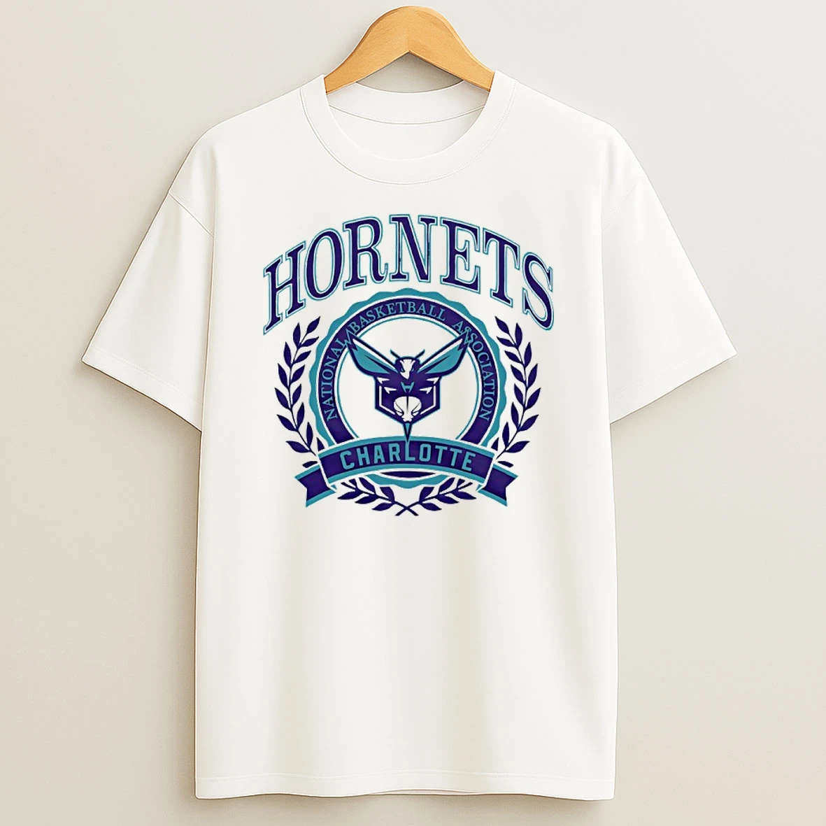 2025 Nba Charlotte Hornets Crest T Shirt