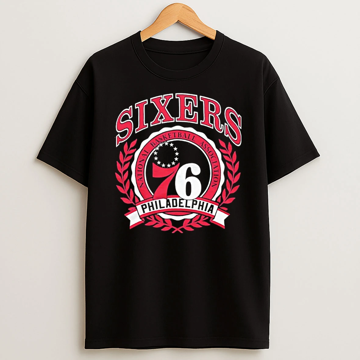 2025 Nba Philadelphia 76ers Crest T Shirt