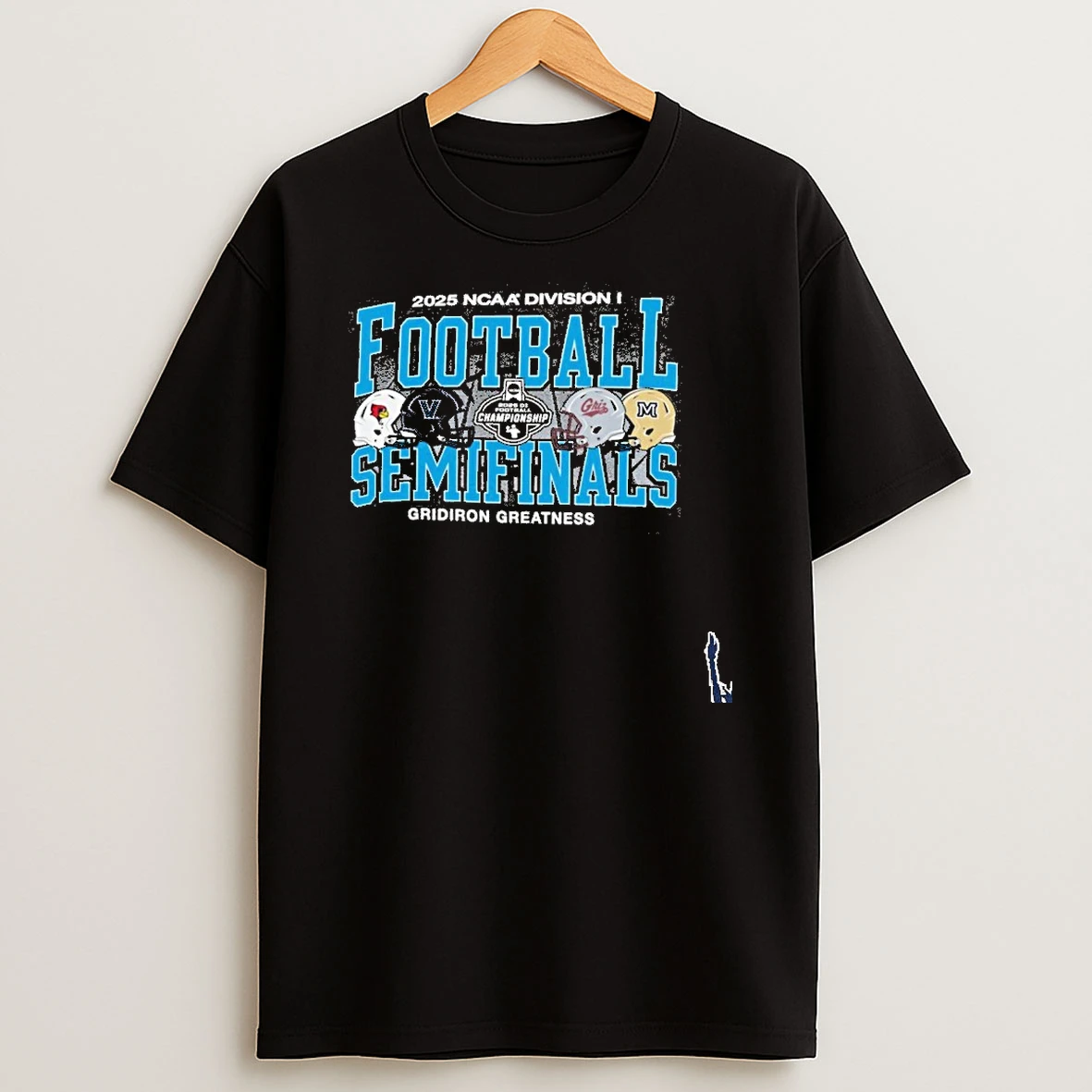 2025 Ncaa Di Football Semifinals Teams T Shirt