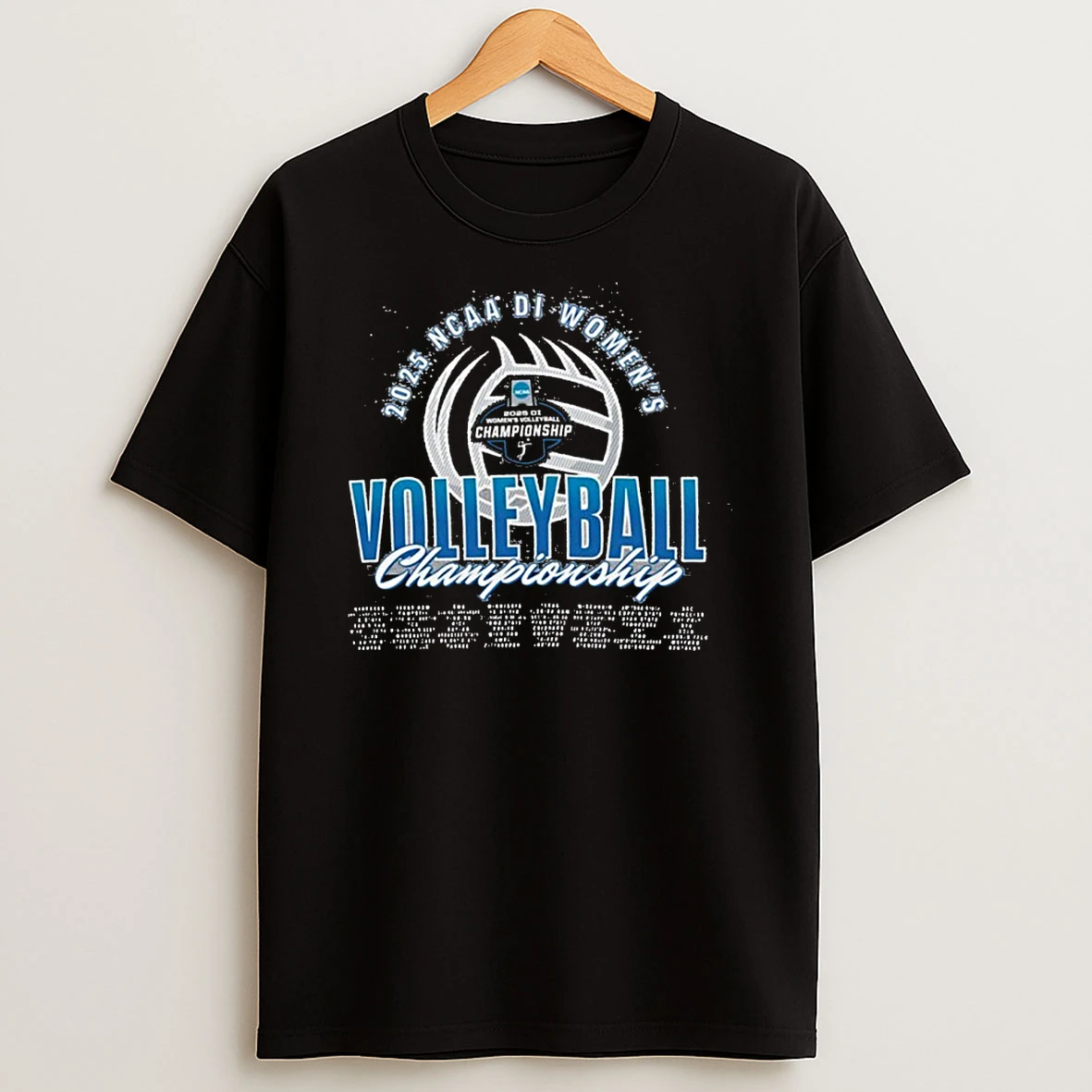 2025 Ncaa Di Womens Volleyball Championship 1st 2nd Rounds T Shirt