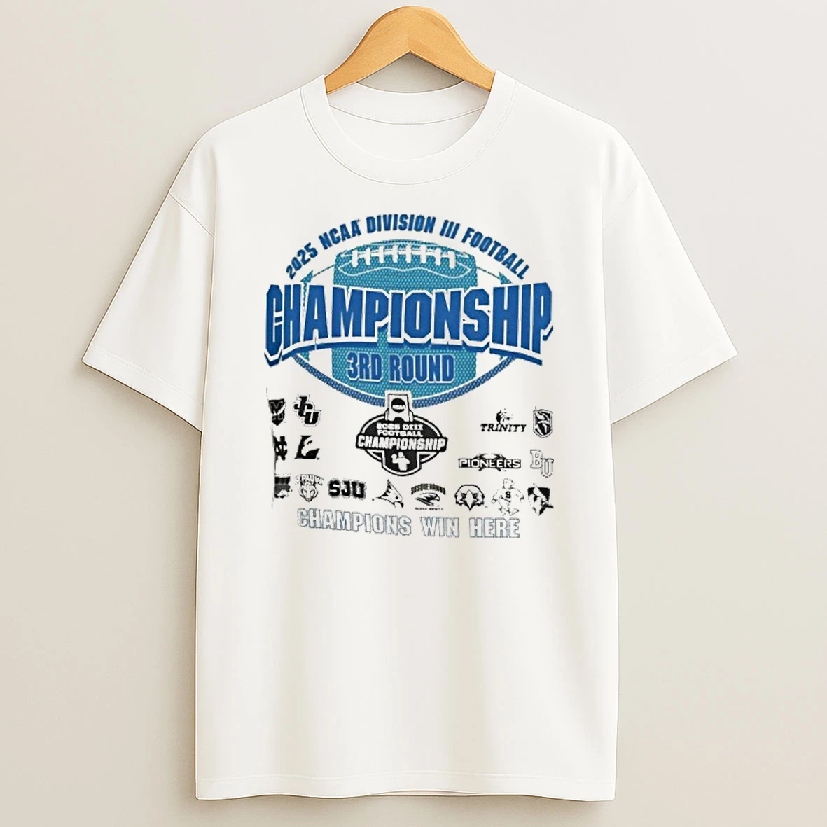2025 Ncaa Diii Football Championship 3rd Round T Shirt