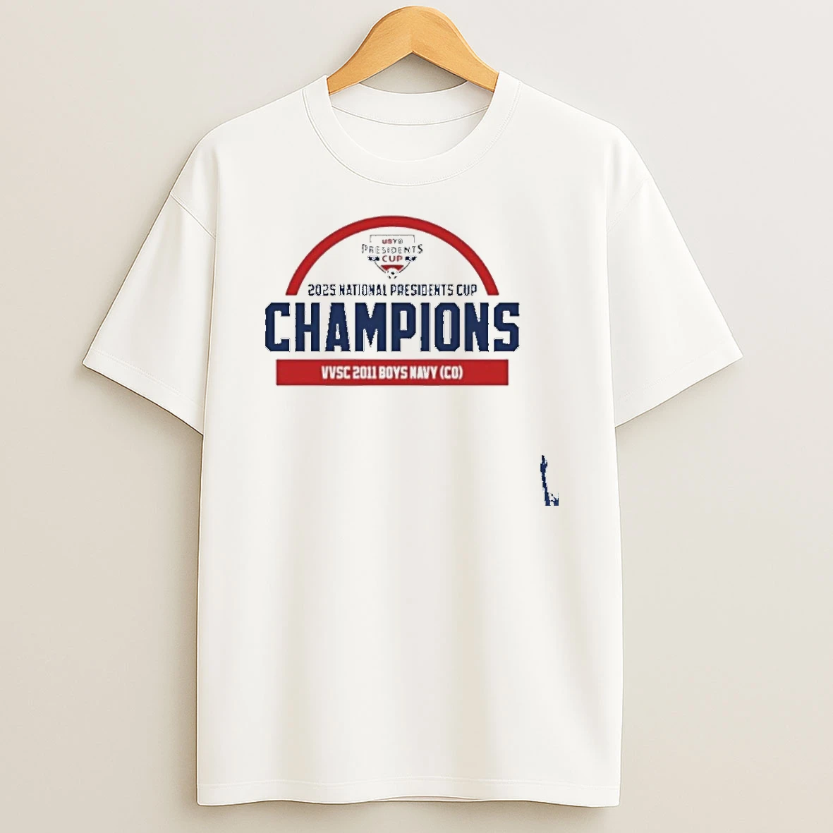 2025 National Presidents Cup Champions Vvsc 2011 Boys Navy T Shirt