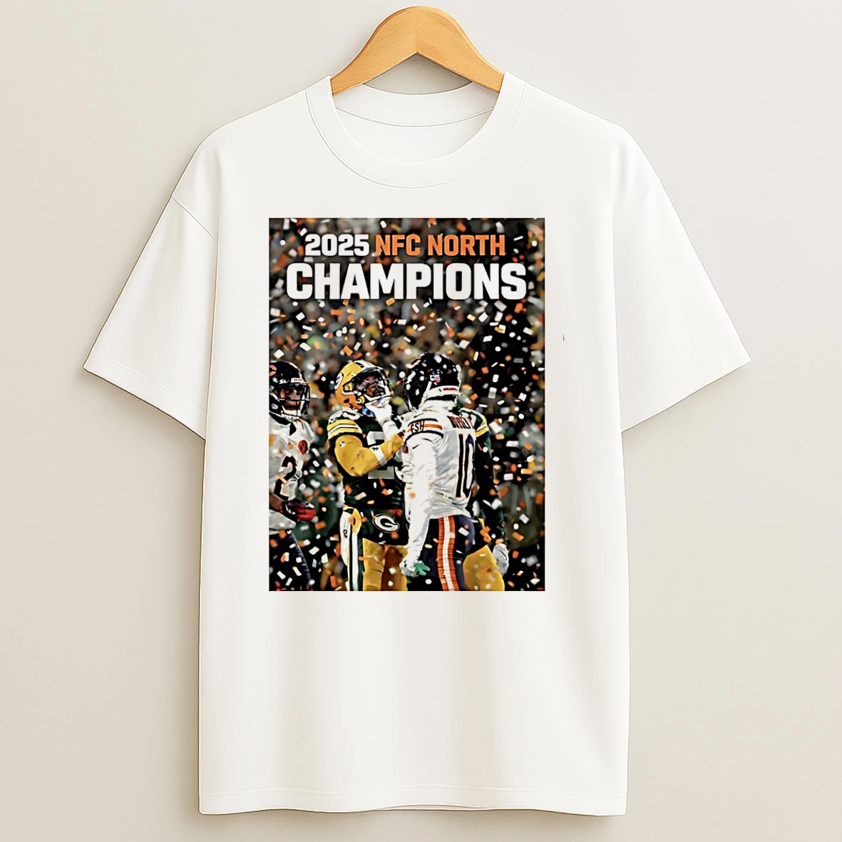 2025 Nfc North Champions Chicago Bears Vs Packers T Shirt