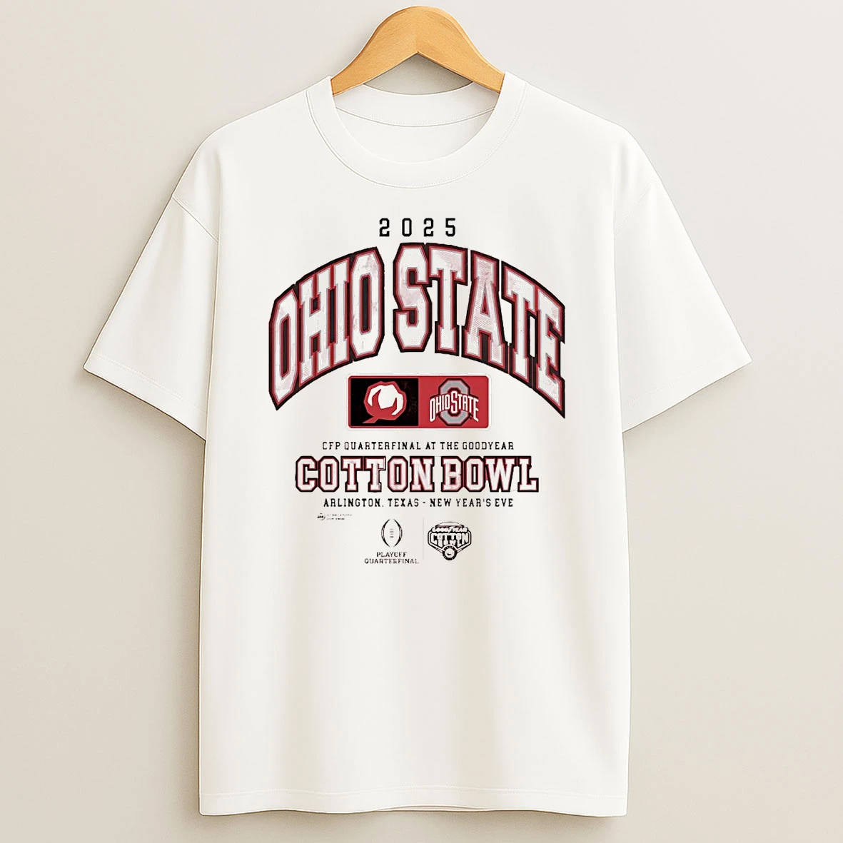 2025 Ohio State Buckeyes Cotton Bowl Cfp Quarterfinal T Shirt