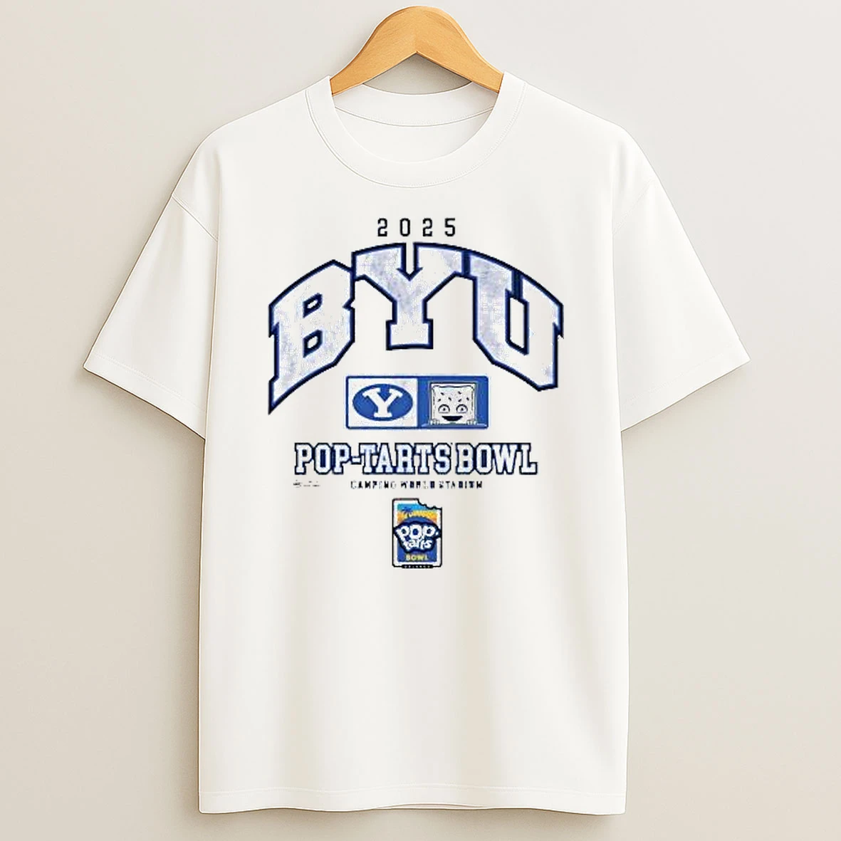 2025 Pop Tarts Bowl Byu Cougars Camping World Stadium T Shirt