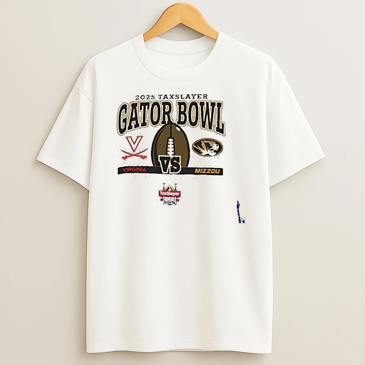 2025 Taxslayer Gator Bowl Mizzou Tigers Vs Virginia T Shirt