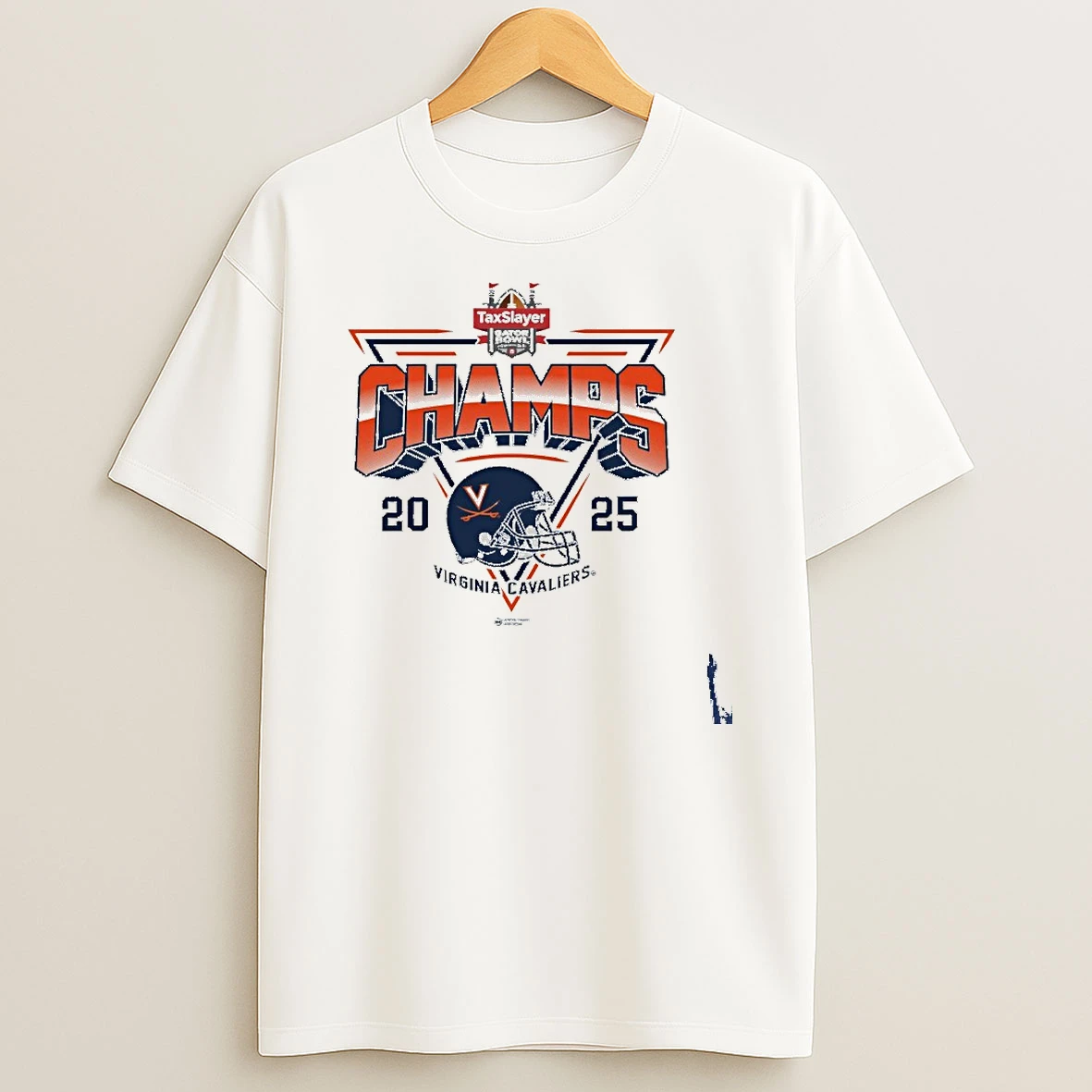 2025 Taxslayer Gator Bowl Virginia Champions T Shirt