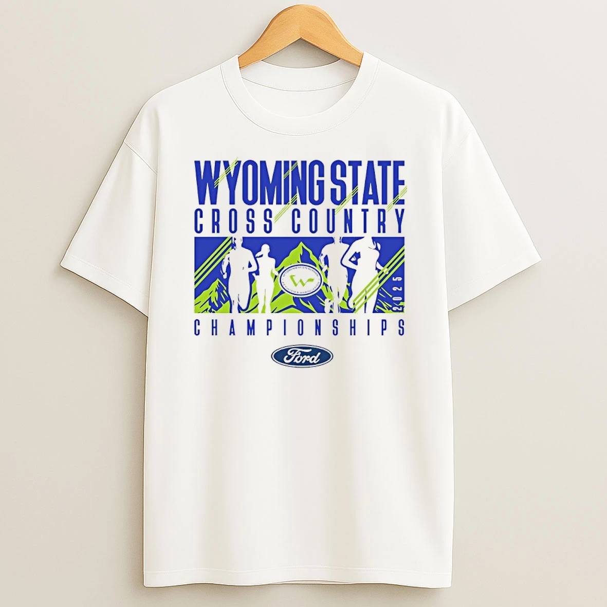 2025 Wyoming State Ford Cross Country Championships T Shirt