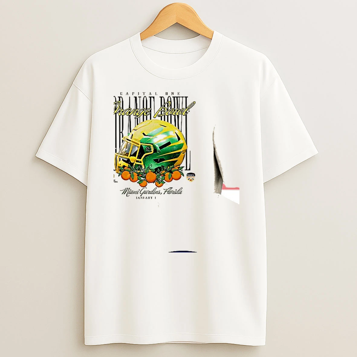 2026 Capital One Orange Bowl Oregon Ducks Vs Texas Tech Red Raiders Matchup T Shirt